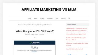 
                            7. What Happened to Clicksure Affiliate Network? - Clicksure Portal