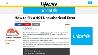 
                            5. What Is a 401 Unauthorized Error and How Do You Fix It?