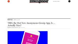 
                            4. What Is Anonymous TBH app? Is It Safe? - New York Magazine - Tbh Portal Snapchat