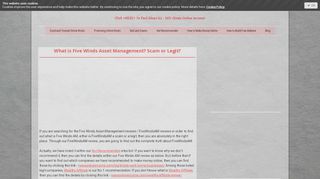 
                            7. What is Five Winds Asset Management? Scam? - NOI - Five Winds Asset Management Login