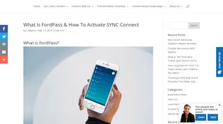 
                            9. What Is FordPass & How To Activate SYNC Connect - Trusted ... - Syncmyride Lincoln Portal