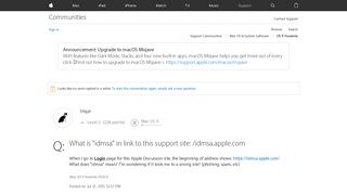 
What is "idmsa" in link to this s… - Apple Community
