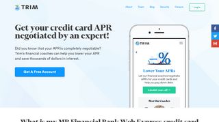 
What is my MB Financial Bank Web Express credit card ... - Trim
