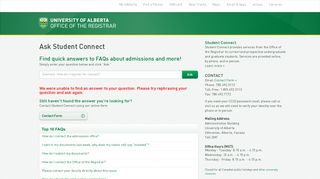 
                            7. What is my student ID number? - Ask Student Connect - U Of A Bear Tracks Login