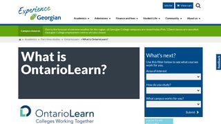 
                            8. What is OntarioLearn? - Georgian College - Ontario Learn Portal