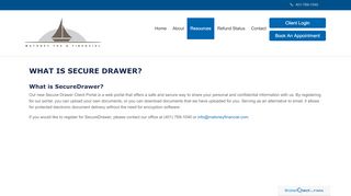 
                            7. What is Secure Drawer? | Matoney Tax & Financial - Secure Drawer Guest Portal