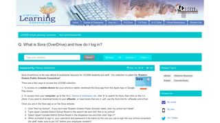 
                            16. What is Sora (OverDrive) and how do I log in? - Ask Us ... - Www Ucdsb On Ca Portal