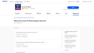 
                            6. What is the Currys PC World employee discount? | Indeed.co.uk - Currys Pc World Employee Portal
