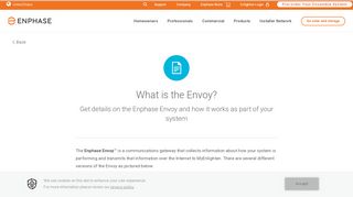 
                            4. What is the Envoy? | Enphase - Enphase Energy - Envoy Messenger Portal