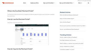 
                            3. What is the Merchant Portal? - Refresh - DoorDash - Doordash Merchant Portal Portal