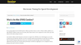 
                            4. What is the Nike SPARQ Combine? - Freelap USA - Sparq Combine Sign Up