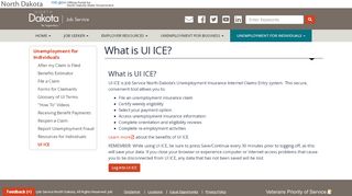 
                            2. What is UI ICE? | Job Service North Dakota - Uiice Login