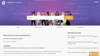 
                            6. What to Do if You Lost Your Password - IMVU Help Center - Imvu Portal Forgot Password