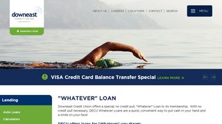 
                            7. “Whatever” Loans – Downeast Credit Union - Cash For Whatever Member Login
