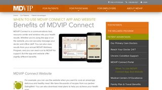
                            6. When to Use MDVIP Connect App and Website | MDVIP - Https Connect Mdvip Com Portal