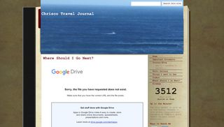 
Where Should I Go Next? - Chrisco Travel Journal  
