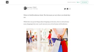 
                            8. Where to find Brookstone deals. The discounts are not where ... - Brookstone Email Sign Up