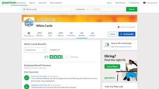 
                            5. White Castle Employee Benefits and Perks | Glassdoor - White Castle Employee Login