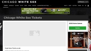 White Sox Tickets | Chicago White Sox - MLB.com - White Sox Season Ticket Portal