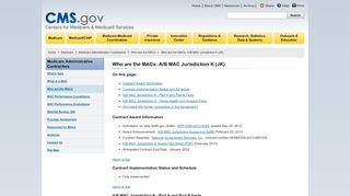 
                            5. Who are the MACs: A/B MAC Jurisdiction K (JK) | CMS - Ngs Medicare Provider Portal
