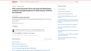 
                            4. Who owns Pictaram? How can I prevent them from using my Instagram ... - Pictaram Sign Up