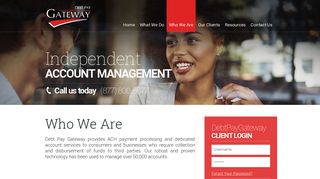 
                            4. Who We Are - Debt Pay Gateway - Debt Pay Gateway Client Login