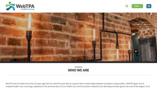 
                            4. Who We Are | WebTPA - Webtpa Provider Portal