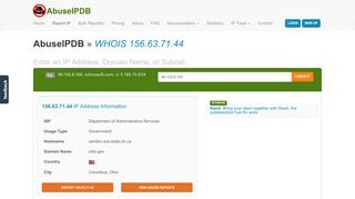 
                            5. WHOIS 156.63.71.44 | Department of Administrative Services ... - Gwweb Odjfs State Oh Us Portal