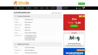 
                            9. Whois activehosted.com - Activehosted Portal