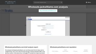 
                            3. Wholesale Jack Williams. Jack Williams Tire Company ... - Jack Williams Login