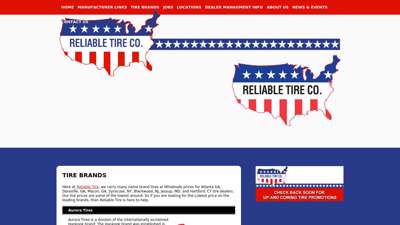 Wholesale Tire Brands :: Reliable Tire Co.