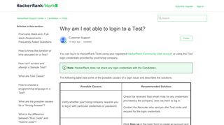 Why am I not able to login to a Test? – HackerRank Support ...