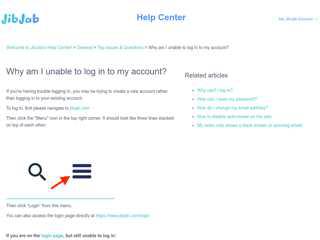 Why am I unable to log in to my account? - help.jibjab.com