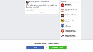 
Why is the shop runner login not visible... - Abhinandan ...  
