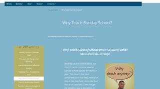 
                            7. WHY TEACH Sunday School | M28:20 - Teachsundayschool Com Sign In