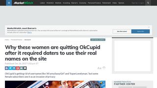 
                            5. Why these women are quitting OkCupid after it required daters ... - Okcupid Facebook Portal Not Working