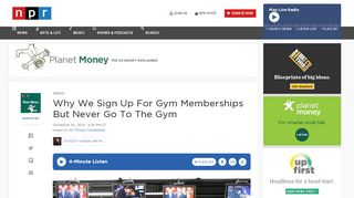 
Why We Sign Up For Gym Memberships But Never Go To The ...  
