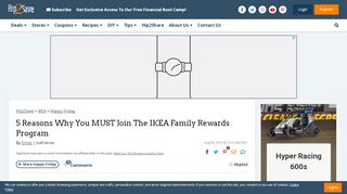 
Why You MUST Join The IKEA Family Rewards Program  
