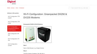 
                            5. Wi-Fi Configuration: Greenpacket DX250 & DV235 Modems ...