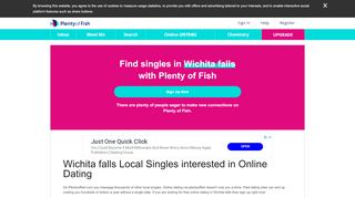 
                            8. Wichita falls Online dating chat, Wichita falls match ... - POF.com - Plenty Of Fish Houston Portal