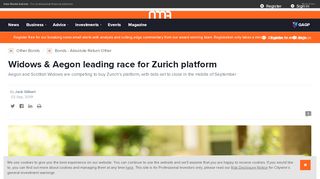 
                            7. Widows & Aegon leading race for Zurich platform - Citywire - Zurich Sterling Adviser Login