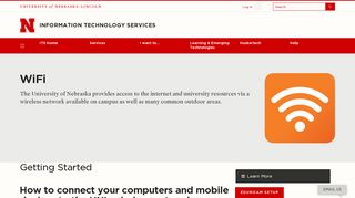 
                            4. WiFi | Information Technology Services | Nebraska - My Iot Student Portal
