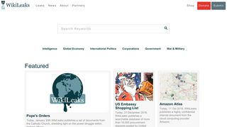 
                            3. WikiLeaks - Eaks Portal