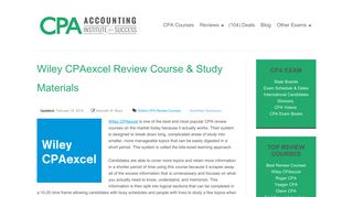 
                            5. Wiley CPAexcel Review Course - UPDATED 2020 [Read ... - Wiley Efficient Learning Cpa Portal