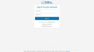 
                            6. Wilkes Telecommunications: Login - Wilkes Mywilkes Portal