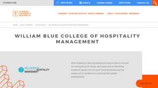 
                            8. William Blue College of Hospitality Management | Torrens ... - William Blue Concierge Portal