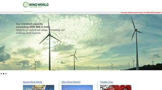 
                            4. Wind World India - Wind World India Portal
