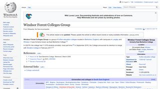
Windsor Forest Colleges Group - Wikipedia
