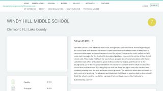 
                            8. Windy Hill Middle School Report - Lake County, FL ... - Esembler Lake County Portal