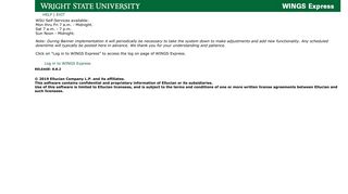 
                            3. WINGS Express - Wright State University - Wings Express Portal